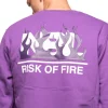 BLUZA BEZ KAPTURA RISK VIOLET