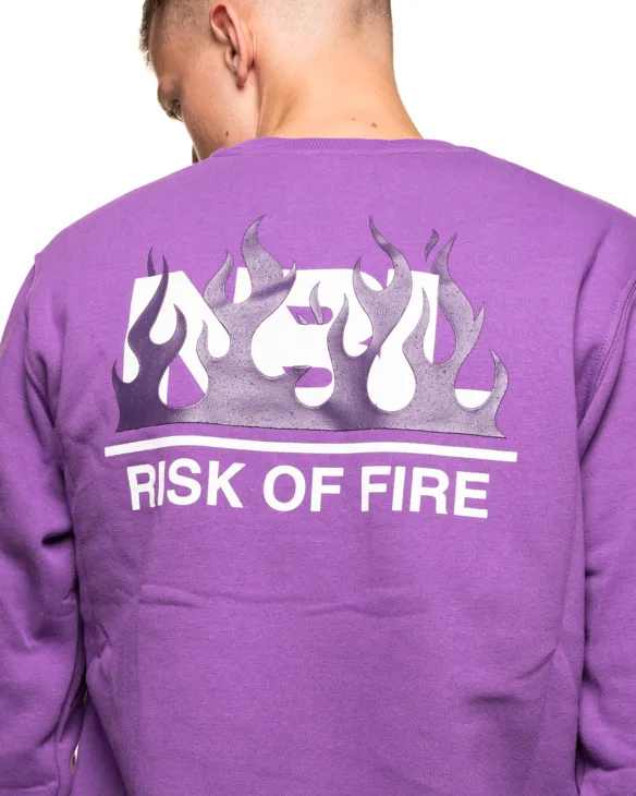 BLUZA BEZ KAPTURA RISK VIOLET