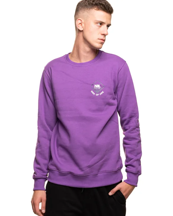 BLUZA BEZ KAPTURA RISK VIOLET