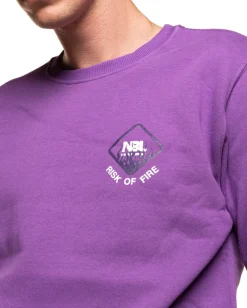 BLUZA BEZ KAPTURA RISK VIOLET