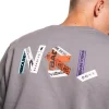 BLUZA BEZ KAPTURA STICKERS GREY
