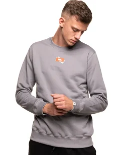 BLUZA BEZ KAPTURA STICKERS GREY