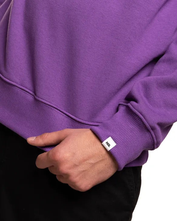 BLUZA BEZ KAPTURA STICKERS VIOLET