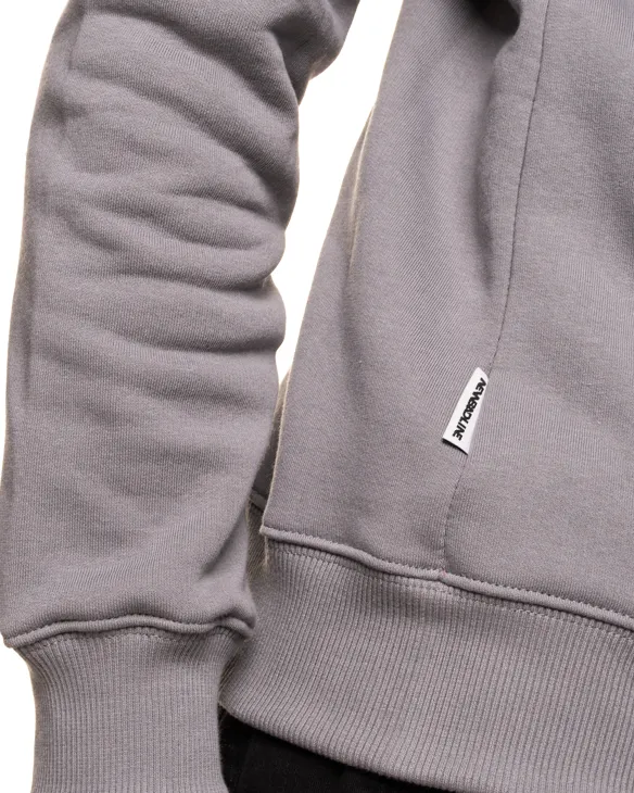 BLUZA BEZ KAPTURA STICKERS GREY