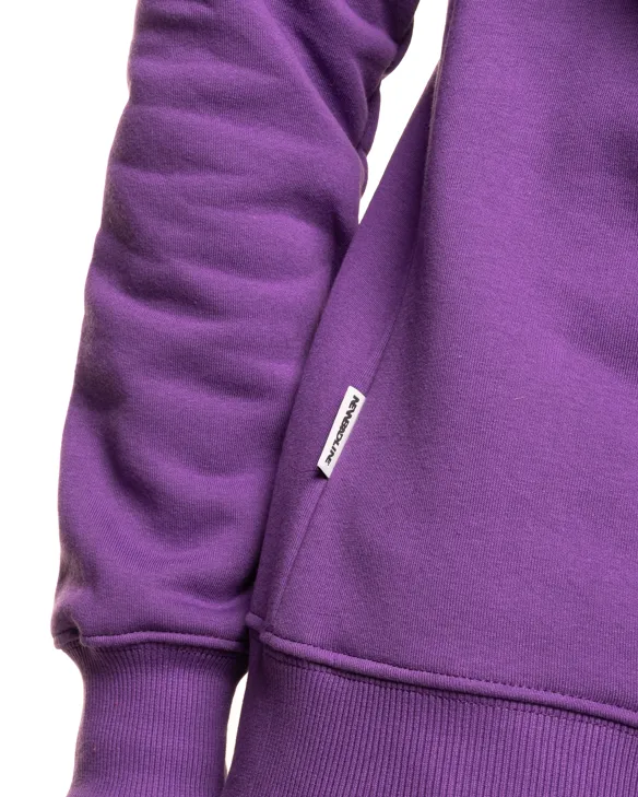 BLUZA BEZ KAPTURA STICKERS VIOLET