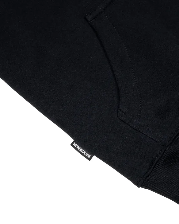 BLUZA Z KAPTUREM ARMIA BEDNARKA BLACK