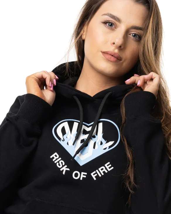 BLUZA Z KAPTUREM DAMSKA RISK BLACK