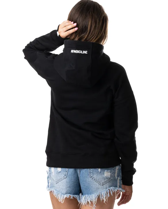 BLUZA Z KAPTUREM DAMSKA RISK BLACK