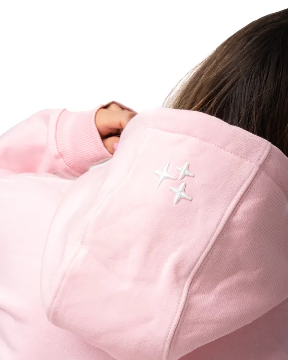 BLUZA Z KAPTUREM DAMSKA SWEET PINK