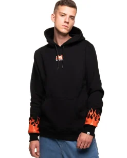 BLUZA Z KAPTUREM RISK BLACK