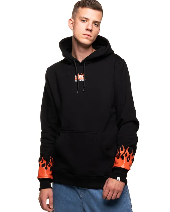 BLUZA Z KAPTUREM RISK BLACK