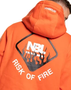 BLUZA Z KAPTUREM RISK ORANGE