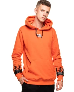 BLUZA Z KAPTUREM RISK ORANGE