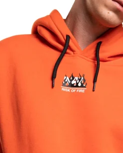 BLUZA Z KAPTUREM RISK ORANGE