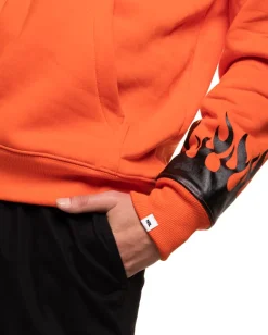 BLUZA Z KAPTUREM RISK ORANGE