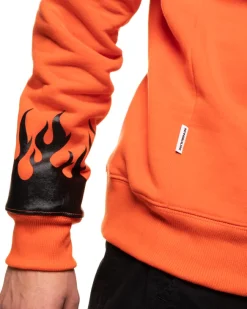 BLUZA Z KAPTUREM RISK ORANGE