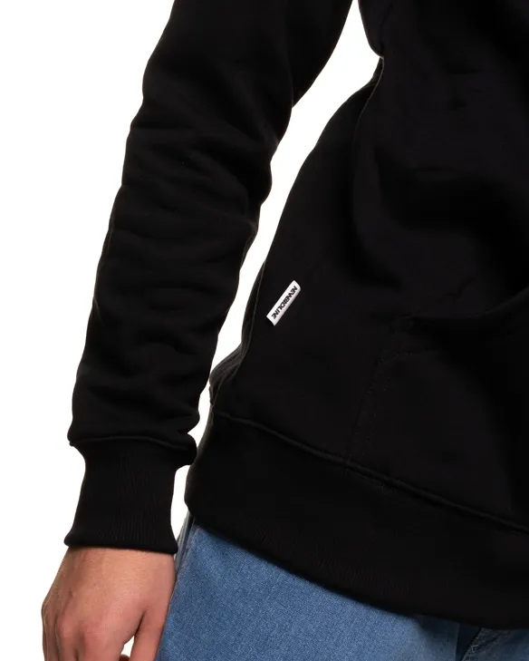 BLUZA Z KAPTUREM SIGN BLACK