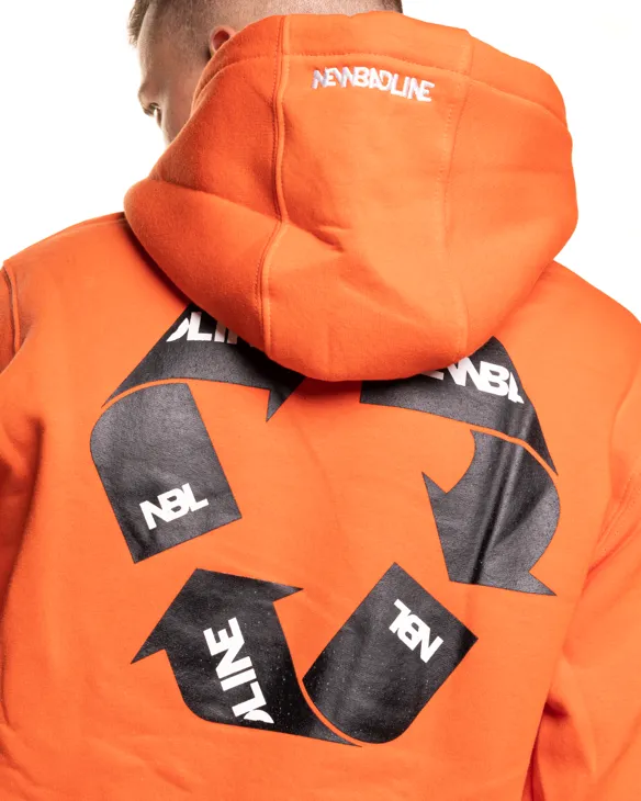 BLUZA Z KAPTUREM SIGN ORANGE