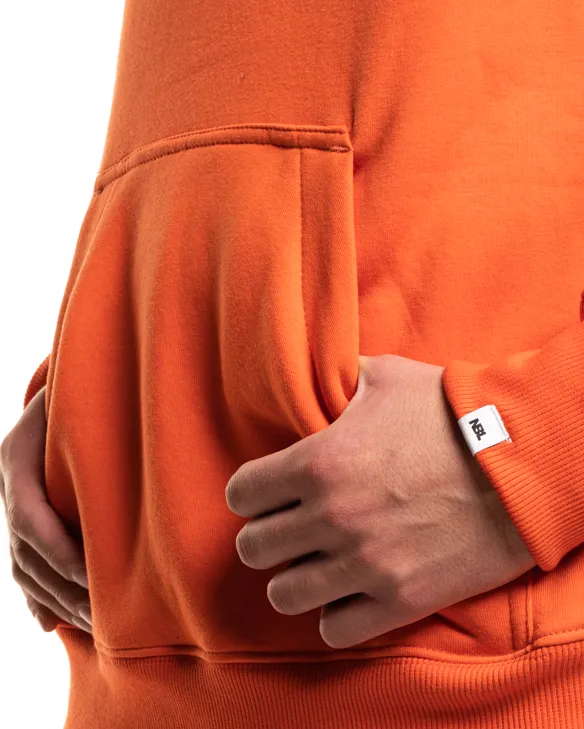 BLUZA Z KAPTUREM SIGN ORANGE