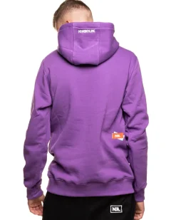 BLUZA Z KAPTUREM STICKERS VIOLET