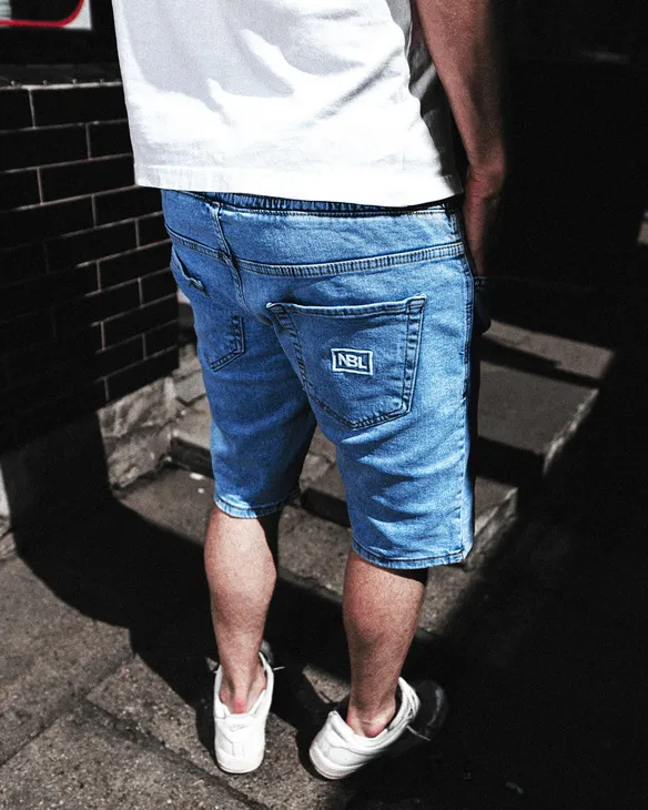 Krótkie Spodenki Jeans Icon Blue