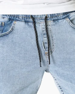 Krótkie Spodenki Jeans Icon Light Blue