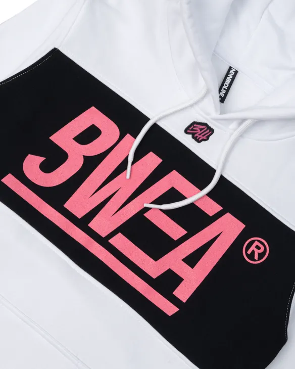 NBL X BLIND WEAR BLUZA Z KAPTUREM BWEA WHITE-BLACK