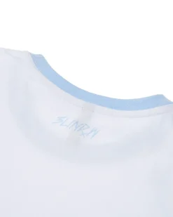 NBL X BLIND WEAR T-SHIRT DAMSKI WIFI WHITE-LIGHT BLUE
