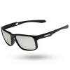 OKULARY ACE POLARIZED BLACK MAT SILVER MIRROR 01-132