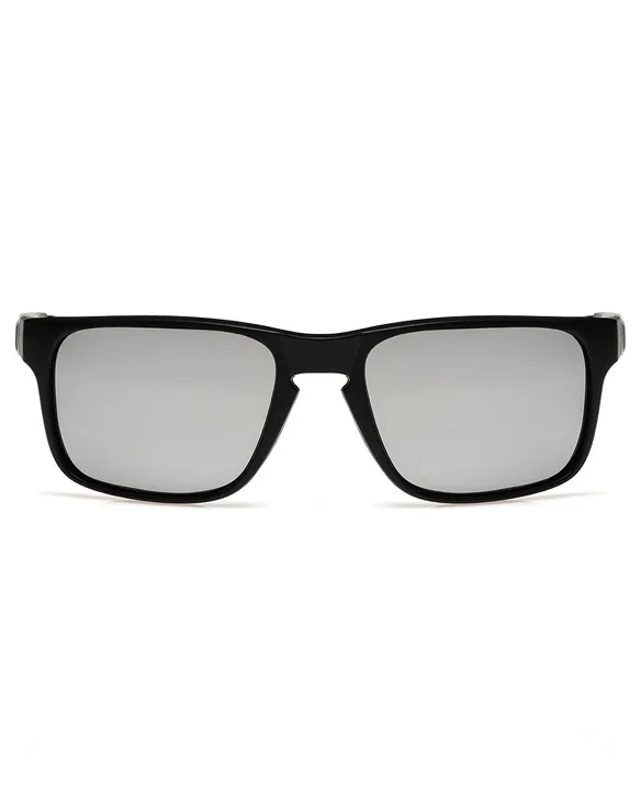 OKULARY ACE POLARIZED BLACK MAT SILVER MIRROR 01-132