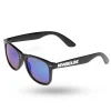 OKULARY CLASSIC BLACK FLASH GREEN MIRROR 01-18