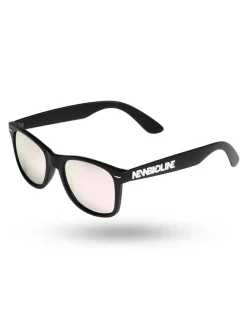 OKULARY CLASSIC BLACK MAT PINK MIRROR 01-05