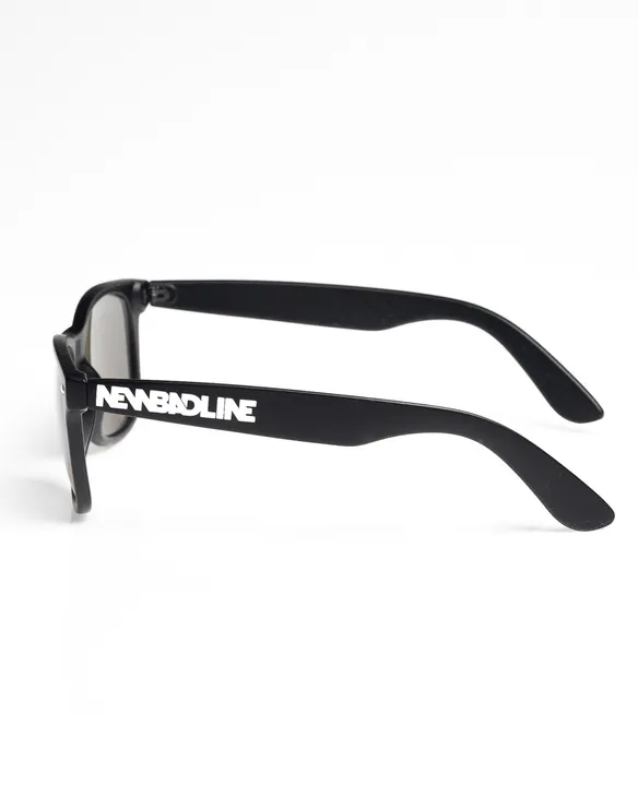 OKULARY CLASSIC BLACK MAT GREEN MIRROR 01-01