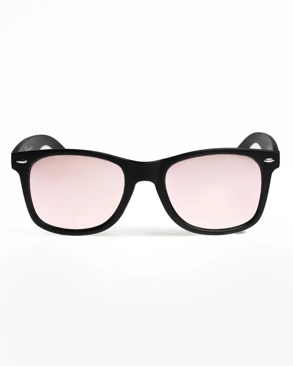 OKULARY CLASSIC BLACK MAT PINK MIRROR 01-05