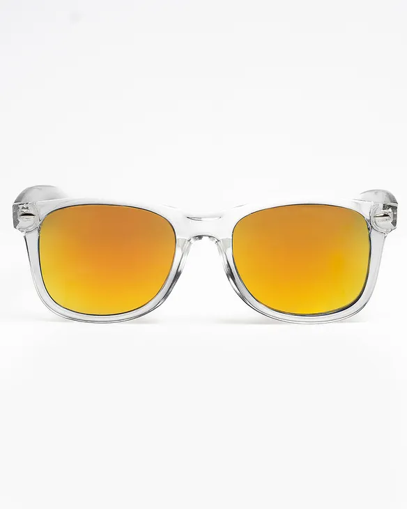 OKULARY CLASSIC CLEAR FLASH YELLOW MIRROR 01-16