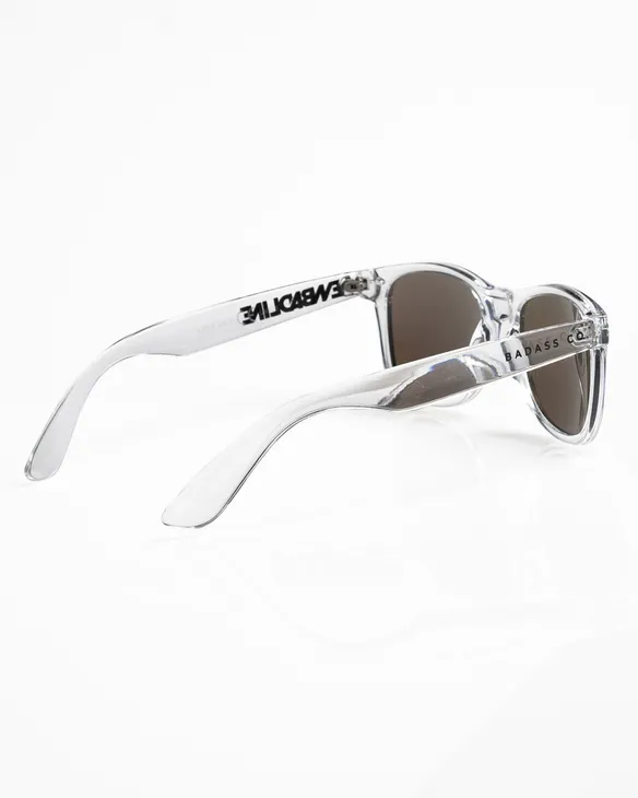 OKULARY CLASSIC CLEAR FLASH BLUE MIRROR 01-17
