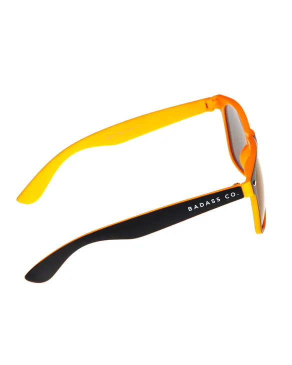 OKULARY CLASSIC INSIDE BLACK/ORANGE MAT VIOLET MIRROR 00-633