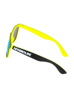 OKULARY CLASSIC INSIDE BLACK/NEON MAT YELLOW MIRROR 00-631