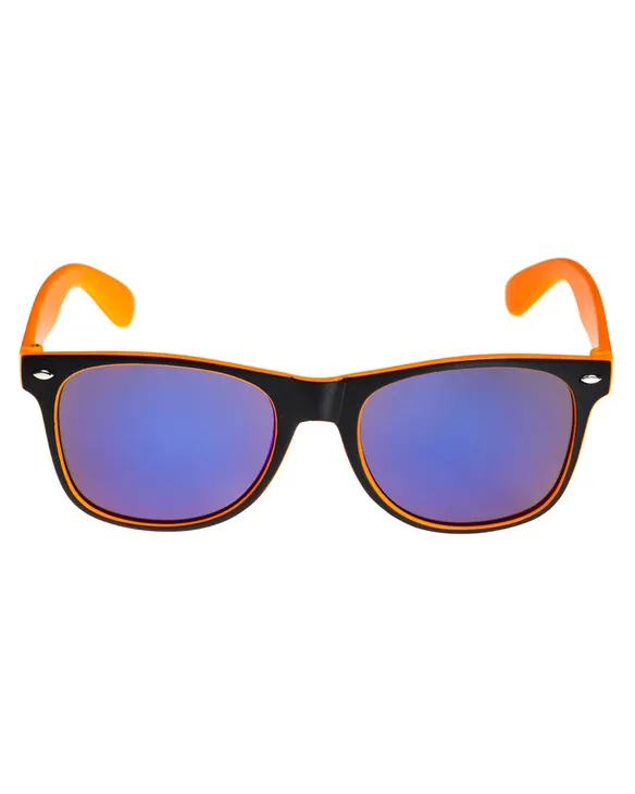 OKULARY CLASSIC INSIDE BLACK/ORANGE MAT VIOLET MIRROR 00-633