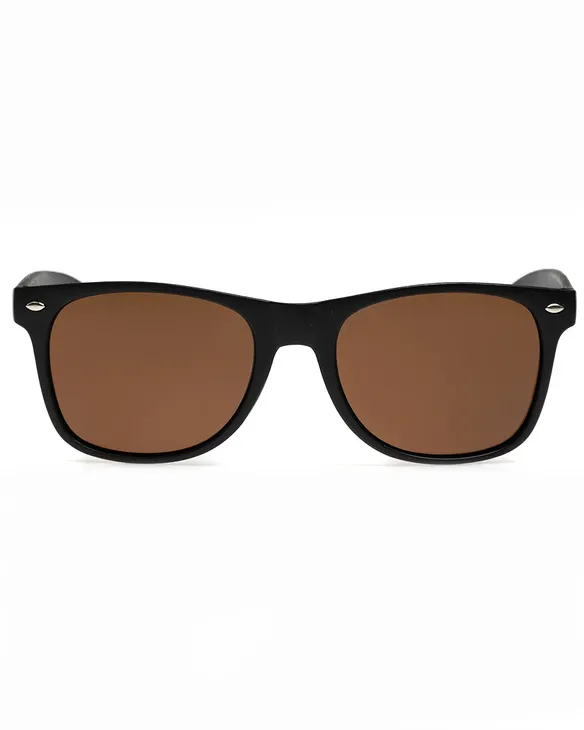 OKULARY CLASSIC POLARIZED BLACK MAT BROWN 01-148