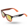 OKULARY CLASSIC TONAL BLACK / ORANGE MAT RED MIRROR 01-09