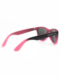 OKULARY CLASSIC TONAL BLACK / PINK MAT RED MIRROR 01-13