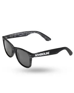 OKULARY CLASSIC WOOD II BLACK / WHITE MAT BLACK 01-45