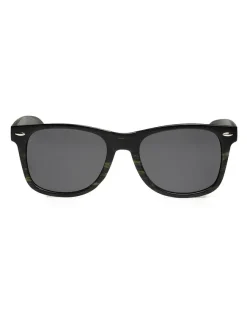 OKULARY CLASSIC WOOD II GREEN MAT BLACK 01-46