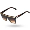 OKULARY CONNECTOR BLACK-GOLD FLASH BROWN 00-381