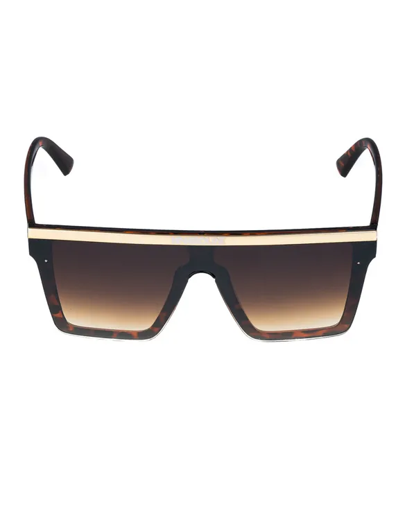 OKULARY CONNECTOR BLACK-GOLD FLASH BROWN 00-381
