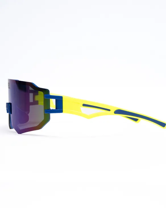 OKULARY DUSK NAVY / YELLOW MAT NAVY MIRROR 01-106