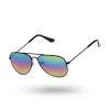 OKULARY DZIECIĘCE SLIDE BLACK FLASH RAINBOW 00-558