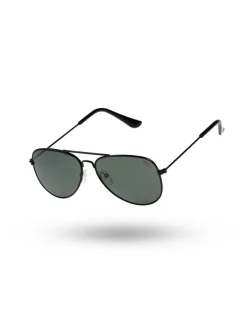 OKULARY DZIECIĘCE SLIDE BLACK FLASH DARK GREEN 00-556