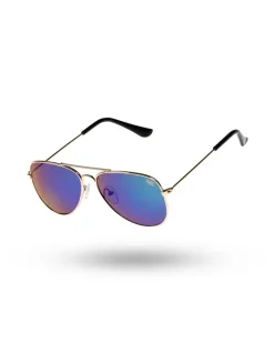 OKULARY DZIECIĘCE SLIDE GOLD FLASH VIOLET 00-551